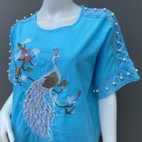 ราคา เสื้อปักลายสวยๆ ใส่สบาย ระบายอากาศดี คุณภาพดี (15467986824)