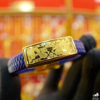 ราคา กำไลสายหนัง ลายมังกร Dragons แผ่นทองแท้ 0 2 กรัม ทองคำแท้ 99 99 ไซส์ 15 20 ซม ถูกที่สุด มีใบรับประกัน (8028953465)