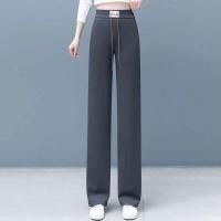 ราคา ผ้ากำมะหยี่กางเกงขาม้าของผู้หญิงกางเกงขาตรงทำให้ผอมแบบใหม่2023 (21060315839)