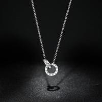 ราคา สร้อยคอเหล็กไทเทเนียมแหวนคู่สำหรับผู้หญิงจี้รวมเพทายโซ่ไหปลาร้าแฟชั่นโรมันตัวเลขสร้อยคอสีขาวทอง ทองคำสีกุหลาบ เหลืองทอง (19318586314)