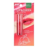 ราคา เบบี้ ไบร์ท ลิปทินท์ BABY BRIGHT LIP CHEEK PEACH GLOW TINT (10167118052)
