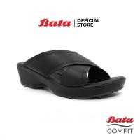 ราคา BATA COMFIT รองเท้าเพื่อสุขภาพ Comfortwithstyle รองเท้าส้นตึก รองเท้าแบบสวม สูง 1 5 นิ้ว สำหรับผู้หญิง สีชมพูกะปิ รหัส 6615703 สีดำ รหัส 6616703 (5467410998)