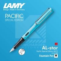 ราคา ปากกาหมึกซึม Lamy AL Star Pacific 2017 Edition Model 084 ด้ามสีฟ้า หัว F (435231105)