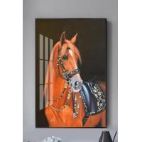 ราคา รูปภาพตกแต่งบ้าน ภาพวาดมงคลรูปม้า ภาพวาดผ้าใบ ภาพวาดติดผนัง แต่งห้อง (17685055649)