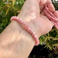 ราคา rs55 สร้อยข้อมือหินแท้โรโดโครไซต์ ขนาด 5 5 มิล โดยประมาณ Rhodochrosite หินธรรมชาติ หินแห่งการรักษาอาการอกหักและความรักครอบครัว (21022383952)