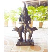 ราคา ท้าวเวสสุวรรณ ขนาดตั้งบูชา ฐาน 5 ความสูง 12 นิ้ว เนื้อทองเหลือง มันปู (417995563)