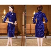 ราคา กี่เพ้ากำมะหยี่ กี่เพ้าสั้น กี่เพ้ายาว กี่เพ้าสวยๆ กี่เพ้าลายดอก พร้อมส่ง กี่เพ้า K4 K15 K9 (21193066654)