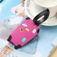 ราคา yemu MALL Novelty Strong Luggage Tag Silicone Letter Suitcase Name Address ID Tag Holiday (17789469719)