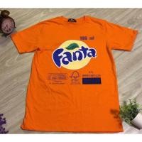 ราคา เสื้อยืดคอกลมผ้า cotton สกรีนลาย แฟนต้า Fanta เสื้อยืดผู้ชาย แฟชั่นและเรียบง่าย (17963176669)