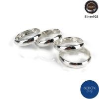 ราคา แหวนเงิน หนา ใส่สบาย แหวนปลอกมีด แหวนคู่ แหวนเงินเรียบ รับประกันแท้ตลอดชีพ เงินแท้925 มาตรฐาน925 (14774736422)