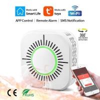 ราคา Tuya เครื่องตรวจจับควันไฟแบบมีไฟ เครื่องตรวจจับควันในห้องเด็กใช้ในบ้านหรือใช้ในคลังสินค้า (21170757352)