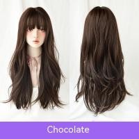 ราคา วิกผม Tseผมม้าของผู้หญิงลอนใหญ่ผมหยิกปุยธรรมชาติแบบยาวสไตล์คาดศีรษะทรงผมเกาหลี C 0299 68ซม (20815316798)