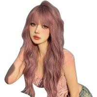 ราคา Tse วิกผมผู้หญิงสีชมพูผมยาวผมยาวลอนผู้หญิงวิกผมทรงโลลิต้าเต็มปลอกหุ้มหัวไม้กอล์ฟคลุมวิกผมธรรมชาติ M5 (20534755224)