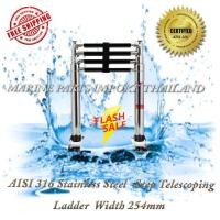 ราคา บันได แตนเลส สำหรับ เรือ AISI 316 Stainless Steel Marine 4 Step Telescopic Marine Drop Boat Ladder Swim Step I B O B Swim Ladder (4011636513)