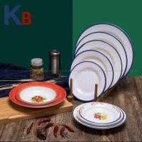 ราคา จาน จานเคลือบ ชาม ถ้วย สังกะสี โบราณ 1ใบ (21258025636)