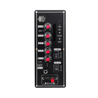 ราคา 2X10W Speaker Amplifier Support Bluetooth AUX U Disk 5 8Inch Speaker DIY Home Theater (20929937935)