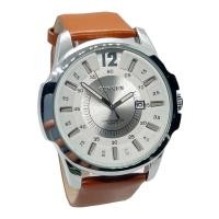 ราคา Curren นาฬิกาข้อมือผู้ชาย สายหนัง สีดำ หน้าปัดสีขาว รุ่น C8123พร้อมกล่องนาฬิกา CURREN Clearance Sale ราคาลดสุดๆ (17358426680)