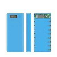 ราคา 8x18650 Flashlight Battery Charger Box Power Bank Holder DIY Shell Case Dual USB 18650 Battery Shell Storage Organize (18834798516)