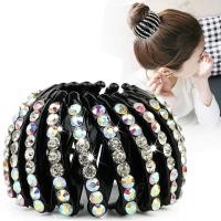 ราคา Korean Style Mesh Round Hair Clips Bird Nest Hair Bun Maker Lazy Man Hair Curler Bird Nest Bun (19806146238)