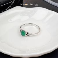 ราคา Silver ring Natural Stones แหวนเงินแท้ 92 5 ติดหินเทอควอยซ์แท้ นิล มุก ลาพิส อาเกตเขียว อาเกตแดง หินแท้ทุกชนิด (4800942189)