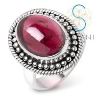 ราคา SUVANI เงินแท้ 92 5 แหวนโกเมนสีแดง Red Garnet หินสีแดง แหวนไซส์ 6 9 เครื่องประดับเงินแท้ (21363650620)