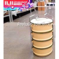 ราคา ปิ่นโตเคลือบสีเหลือง 4 ชั้น 5 ชั้น ปิ่นโตเคลือบ คลาสสิค เหลืองขอบเขียว ปิ่นโตโบราณ ปิ่นโตพระ บุษบา By รวิพารา ห้างในมือ (15509970632)