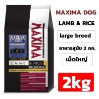 ราคา MAXIMA DOG LAMB RICE 2KG แม็กซิม่า อาหารสุนัข แกะ ข้าว ขนาด 2 กก DogFood อาหารสุนัข อาหารหมา อาหารหมากระสอบ อาหารเม็ดหมา (14025022663)