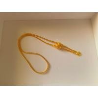 ราคา สร้อยคอทองลายเบนซ์คั้นโอ่งสุโขทัยน้ำหนัก1บาทยาว24 หุ้มทองแท้96 5 ตะขอมีตราปั้ม (19100114059)