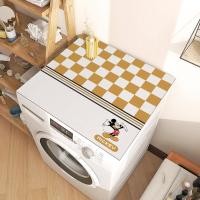 ราคา M Q S ผ้าคลุมเครื่องซักผ้า ผ้าคลุมกันฝุ่น เสื่อหนังของเครื่องซักผ้ากันน้ำตู้เย็นซันสกรีนฝุ่น เสื่อโต๊ะวินเทจสุดหรูเบาๆ (17497963022)