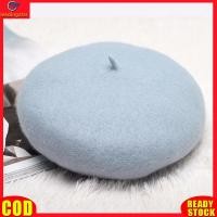ราคา LeadingStar RC Authentic Womens Knitted Hat Retro Style Solid Color All match Adjustable Wool Beret (20776464607)