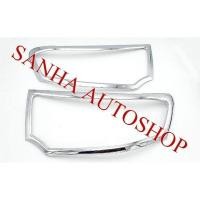 ราคา ครอบไฟหน้า โครเมียม Mitsubishi Pajero Sport ปี 20082009201020112012201320142015 งาน R ฝาไฟหน้า ฝาครอบไฟหน้า มิตซู ปาเจโร่ (16882633451)