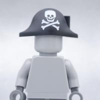 ราคา ? ? ? ? ? ? ? ? ? Black Pirate Crossbones Hat HEADGEAR LEGO Minifigures Authentic เลโก้แท้ (19299625335)