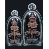 ราคา ท้าวเวสสุวรรณ นำฤก พ่อท่านเขียววัดห้วยเงาะ ตะกรุดคู่ เงินทอง สร้างน้อย รับประกันแท้ (13705999120)
