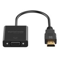 ราคา ADAPTER CONVERTER อุปกรณ์แปลงสัญญาณ PROMATE HDMI TO VGA 1080P PROLINK H2V BLACK (13951742581)