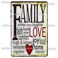 ราคา 2023 Fashion Family General Metal Sign Vintage Tin Sign Sign Plate Wall Decor For Bar Club Man Cave Art Painting Family Metal Painting Gift (19899949290)