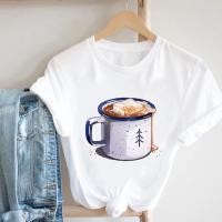 ราคา เสื้อยืดพิมพ์ลายสำหรับผู้หญิงเสื้อยืดลายกราฟิกแขนสั้นสำหรับผู้หญิงเสื้อผ้าแฟชั่นวันหยุดปีใหม่เทศกาลไฟคริสมาสต์ (20600594381)