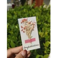 ราคา พร้อมส่ง การ์ดดอกไม้ การ์ดอวยพร ดอกไม้แห้ง การ์ดปัจฉิม ปัจฉิม ของขวัญปัจฉิม ของขวัญให้เพื่อน (17902775530)