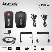 ราคา READY STOCK Saramonic Blink500 Wireless Microphone System 2 4GHz Dual Channel Lavalier Mic For DSLR Smartphone Interview Vlog (16486448025)
