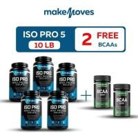 ราคา MakeMoves Whey ISO Pro สูตรลีน กล้ามชัด รสช็อคโกแล็ต สีน้ำเงิน 5กระปุก แถม Bcaa 2กระปุก (21289997315)