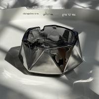 ราคา สไตล์อินที่เรียบง่ายหรูหราน้ำเกาลัดที่เขี่ยบุหรี่แก้วแฟชั่นอินเทรนด์โฮมออฟฟิศคริสตัลระดับไฮเอนด์ที่เขี่ยบุหรี่ (20510046091)