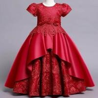 ราคา ชุดเดรสเด็กผู้หญิงปาร์ตี้เด็กงานแต่งงานชุดเสื้อผ้าเด็กปาร์ตี้คริสต์มาสวันเกิดแฟชั่นหรูหราดอกไม้เด็กเล็กเด็กผู้หญิงใหม่ (19790716424)