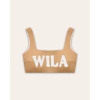 ราคา Wila CRAYON CROP เสื้อคร็อปสายหลังสม็อกสีพาสเทล พิมพ์logo Wila (19026913397)