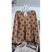 ราคา 1941 ม้าลาย เสื้อยืดคอวีแขนยาวผ้ายืด สลาฟ เสื้อยืดแฟชั่่นหญิงงานป้ายpina (20413268616)