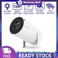 ราคา เบอิก GJ300โปรเจคเตอร์โปรเจคเตอร์แบบพกพา720P แบบพกพา1 8Gb พร้อม Wifi 6 Max 130 หน้าจอ120แอนซิลูแมนส์แก้ไขหลักอัตโนมัติสำหรับโฮมเธียเตอร์ (20012720459)