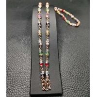 ราคา สร้อยคอสีนาคลายพิกุลฝาครอบ สีแฟนซีงานปราณีตสวยเงา เหลี่ยมชัด เคลือบพิเศษเกรด A ยาว 24 นิ้ว N0829 (698694484)