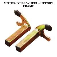 ราคา 2 Pcs Motorcycle Bike Stands Wheel Support Frame Stand Swing Arm Lift Tripod Hooks Hook Fork U style Rubber L Type (12245790921)