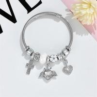 ราคา XiaoboACC กำไลข้อมือลูกปัดปีกนางฟ้าเหล็กกล้าไร้สนิมสำหรับผู้หญิงกำไลข้อมือจี้กางเขนเพชรหรูหรา (20881023065)