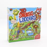 ราคา kidtuk เกมส์บันไดงู 3 มิติ กระดานแม่เหล็ก SNAKE LADDER 3D เกมส์บันไดงู โฉมใหม่ ของแท้ (19795977545)