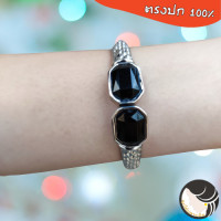 ราคา กำไลข้อมือ นิลดำ กำไลคู่รัก ซือเป็นของขวัญในวันพิเศษ เลสเงินแท้ (10285356685)