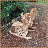 ราคา Rocking horse ม้าโยกไม้สักทอง ม้าโยกเด็ก ม้าโยกของเล่น ม้าโยกไม้ งานไม้สักทอง ไม้หนา แข็งแรง ทนทาน (6145618160)